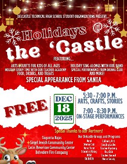 Holidays at the 'Castle on Thursday, December 18th